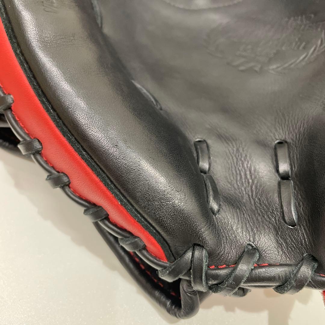 ハタケヤマ キャッチャーミット　甲斐拓也モデル　黒赤