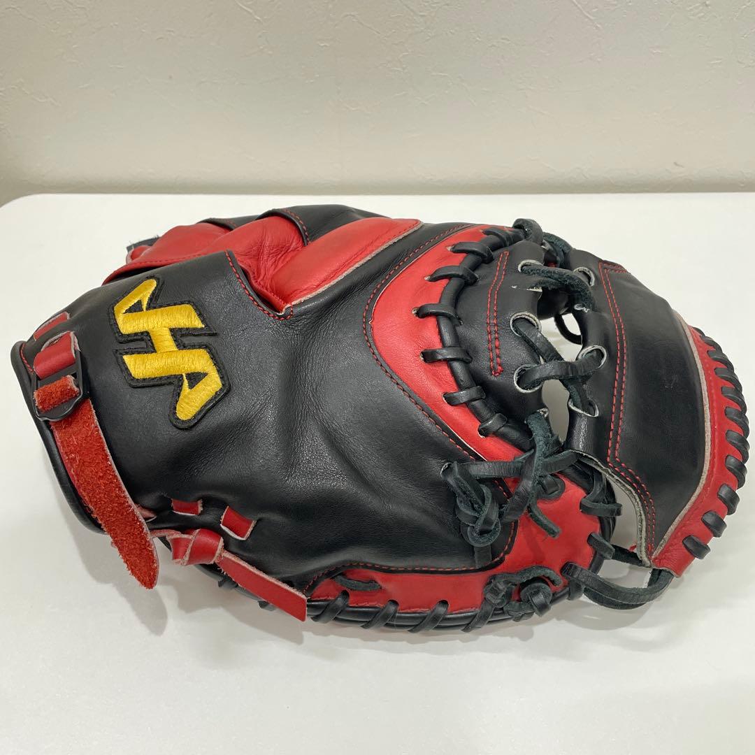 ハタケヤマ キャッチャーミット　甲斐拓也モデル　黒赤