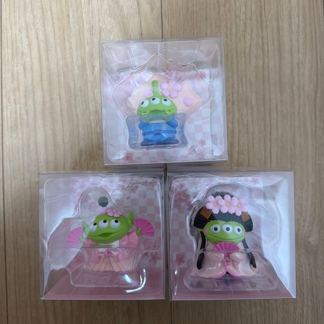 リトル・グリーン・メン　エイリアン マスコット Sakura 3点セット