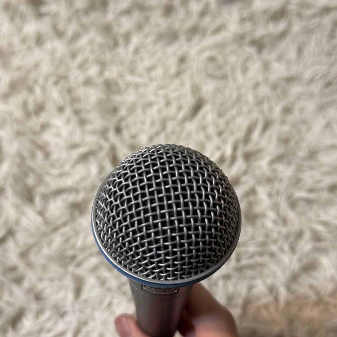 SHURE BETA58A ダイナミックマイク　マイクポーチ、ケーブル　付属