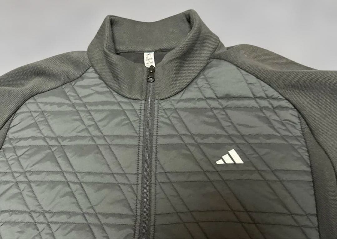 【アディダスゴルフ】ファブリックミックスフルジップジャケット