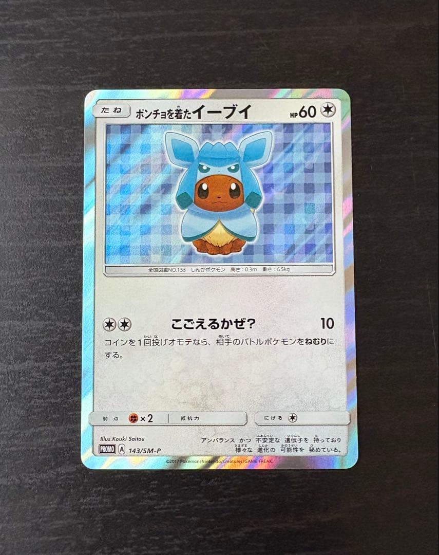 ポンチョを着たイーブイ 143/SM-P