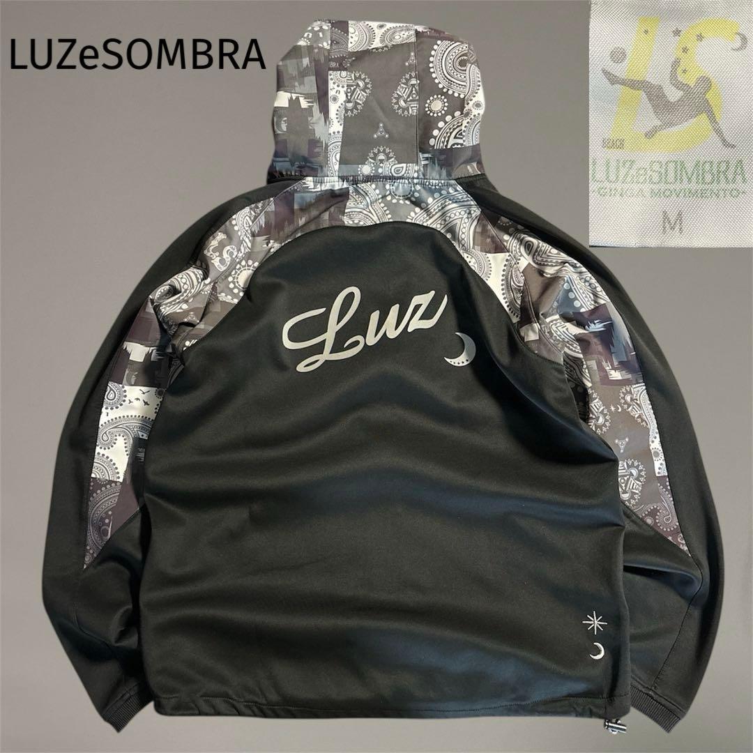LUZ e SOMBRA ルースイソンブラ ペイズリー柄 切替ジップ パーカー