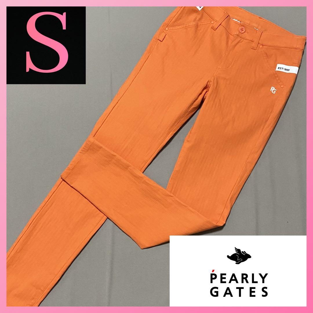 パーリーゲイツPG パワフルコットンストレッチドビーストライプロングパンツ S