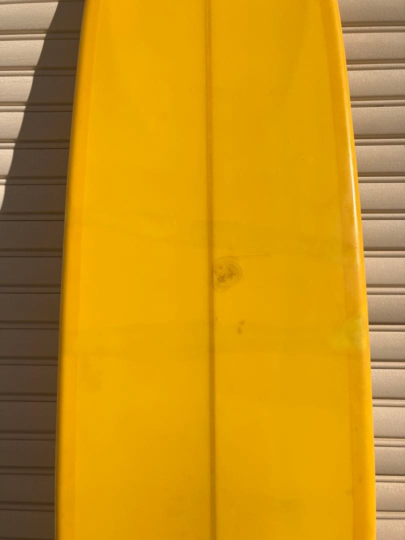 9'2 イエロー ロングボード 修理跡あり