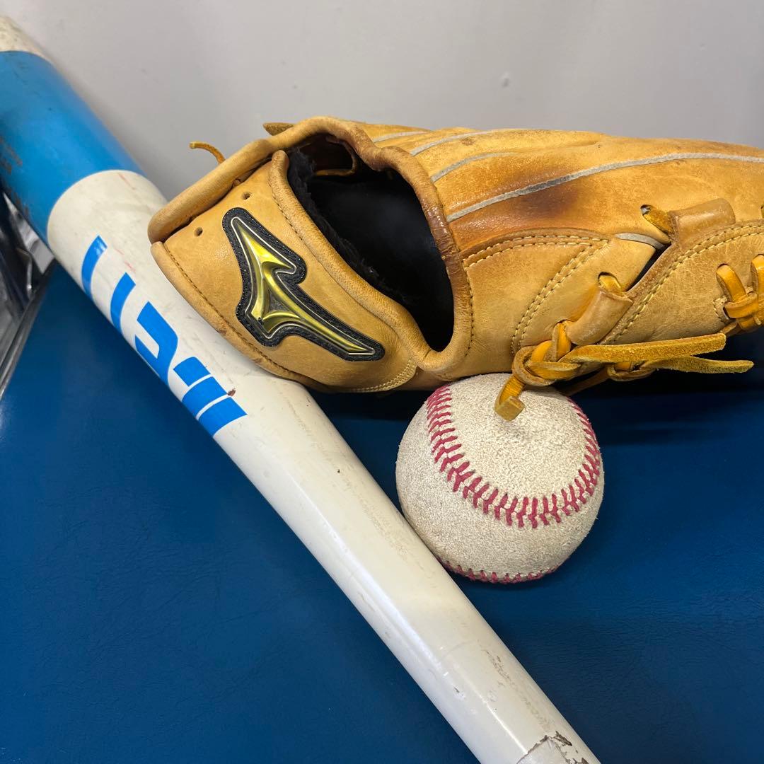 Mizuno Field Glister グローブ ブラウン右利き用