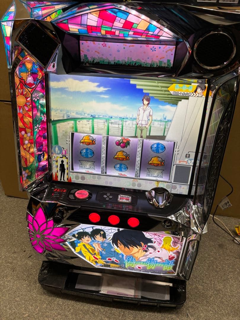 5号機 偽物語 実機 家庭用フルセット！