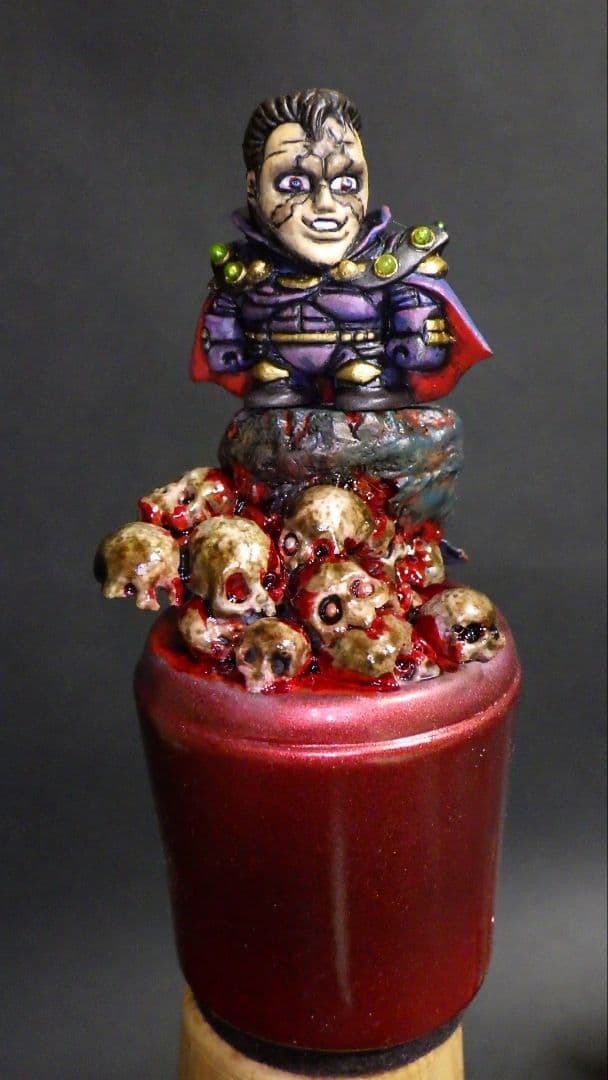 カイオウ　SD北斗の拳消しゴム　ガレキ　プラモデル　塗装済み完成品　北斗の拳