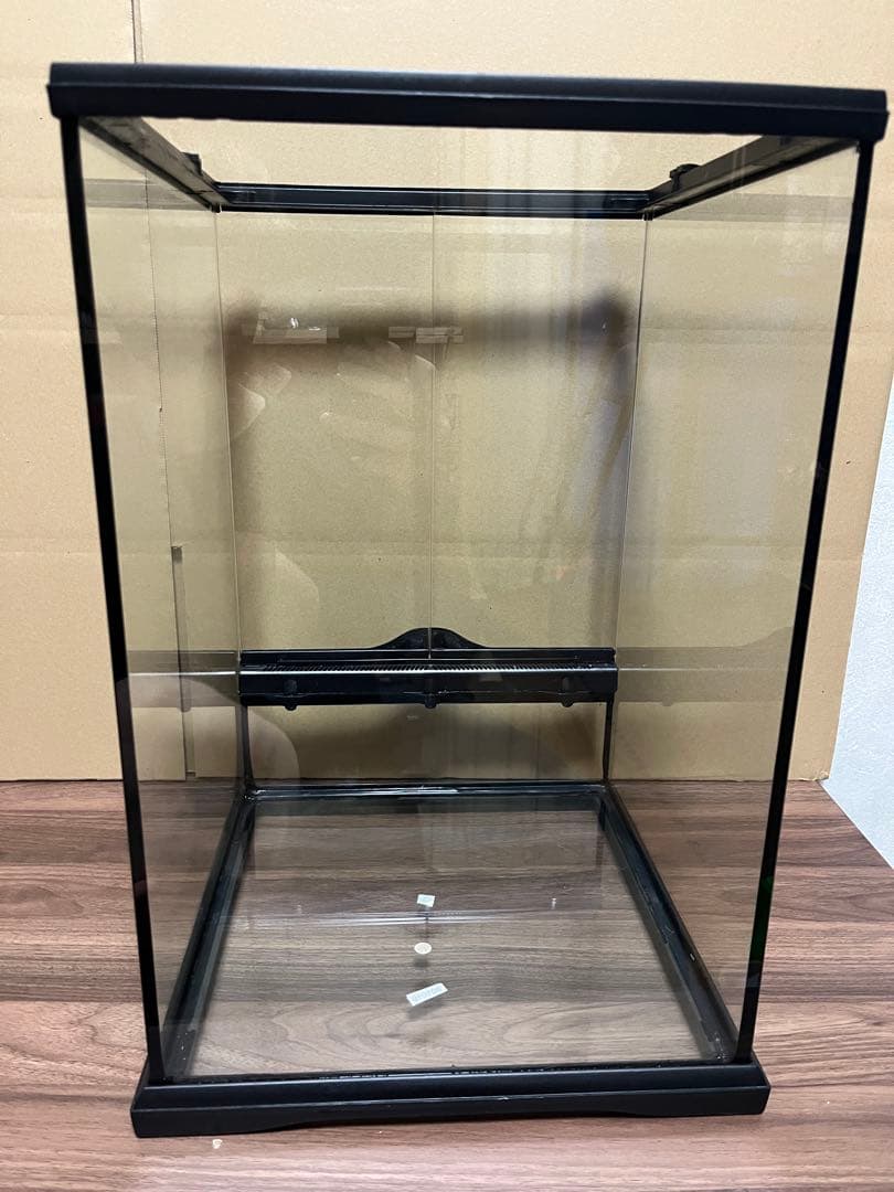 GEX グラステラリウム　3045 爬虫類　ケージ　温湿度計　餌水入れ　人工ツタ