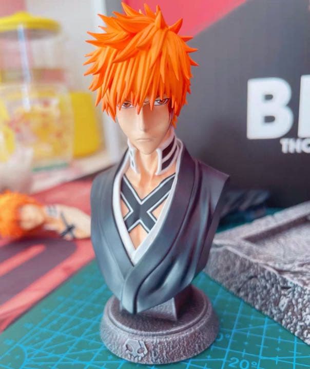 BLEACH 黒衣少年図 黒崎一護 ガレージキット ガレキ スタチュー①④