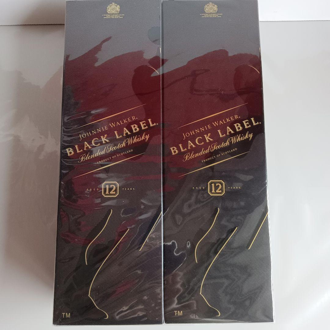 ジョニーウォーカー ブラックラベル 12年 700ml 2本セット