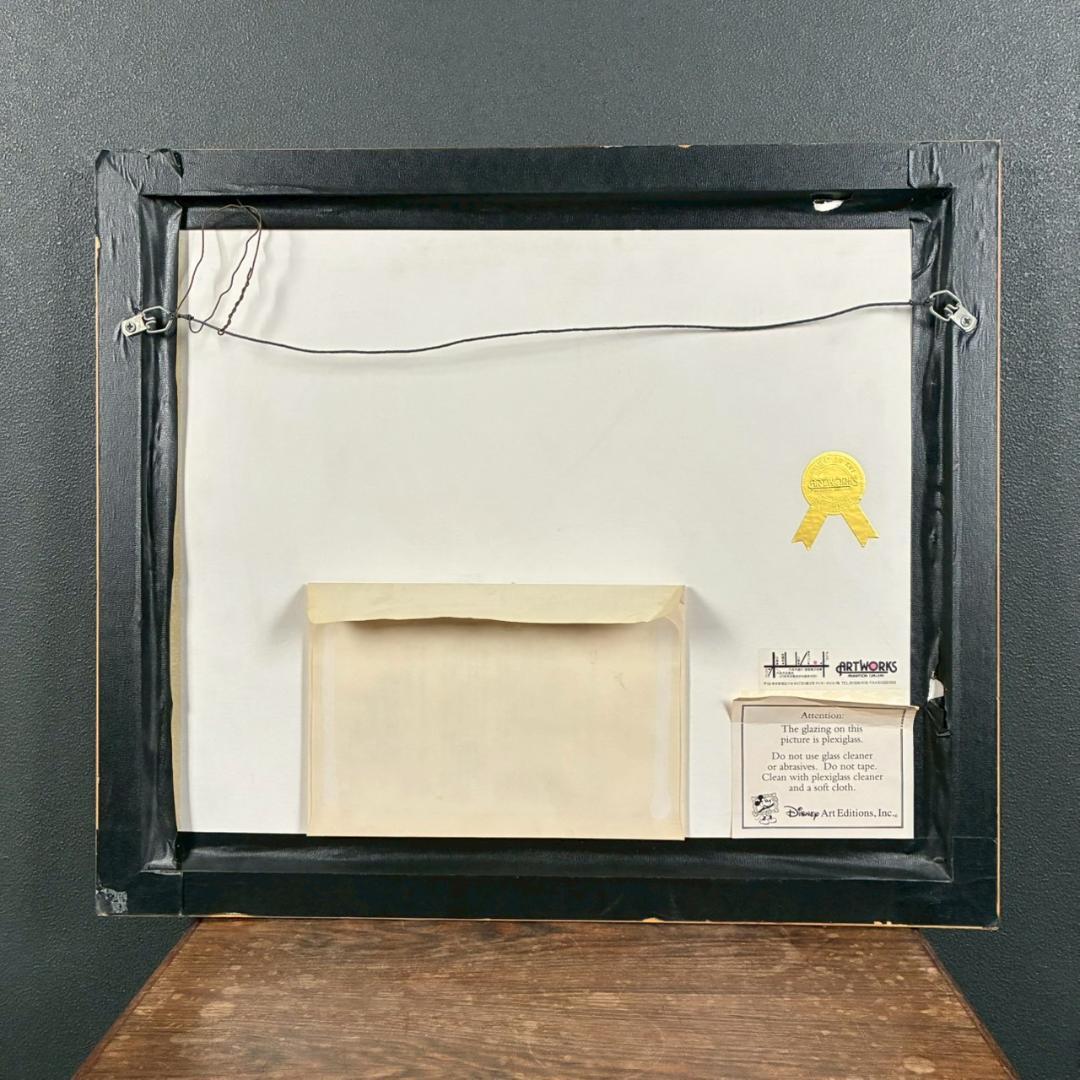 Disney ディズニーセル画「美女と野獣」保証書有 アニメーション プリンセス