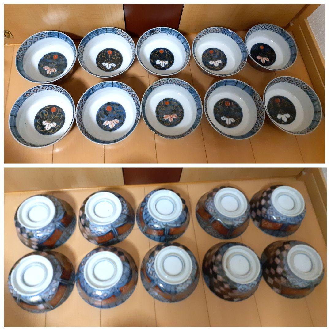 冨貴長春 蓋付き茶碗