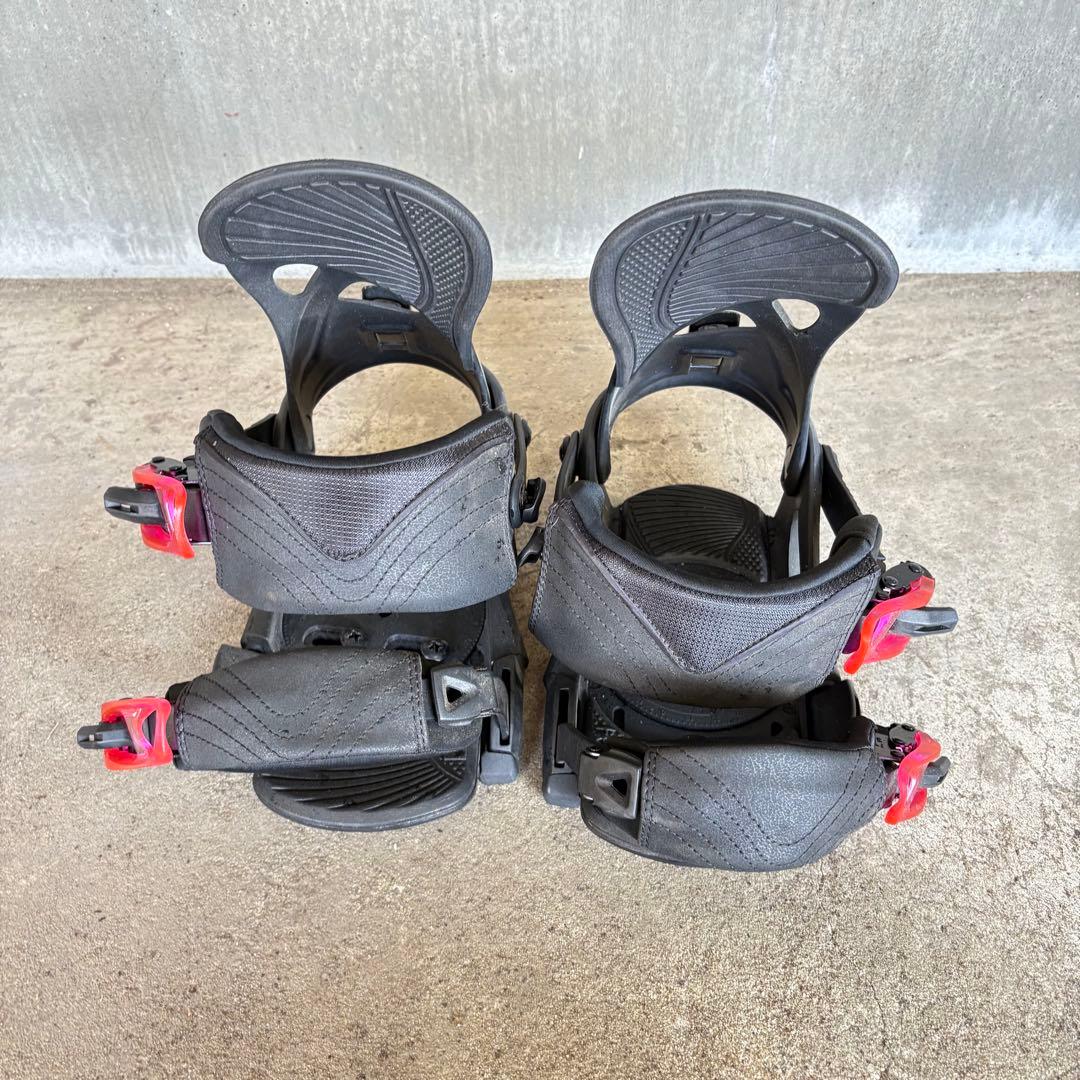 HEAD ヘッド スノーボード ビンディング ブラック×レッドピンク 中古 S