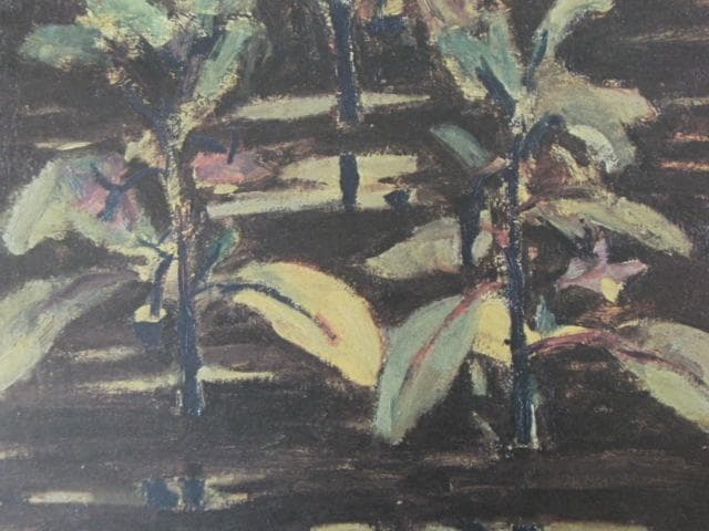 小絲源太郎、【雨後】、希少な大判額装用画集より、新品高級額装付