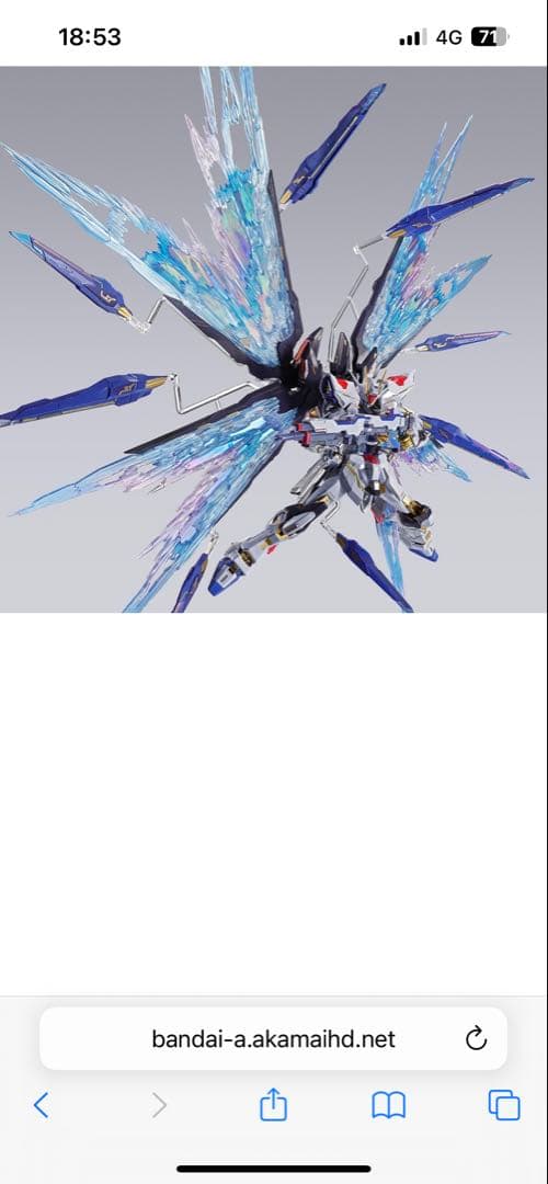 ストライクフリーダムガンダム 光の翼セットL BUILDメタルビルド