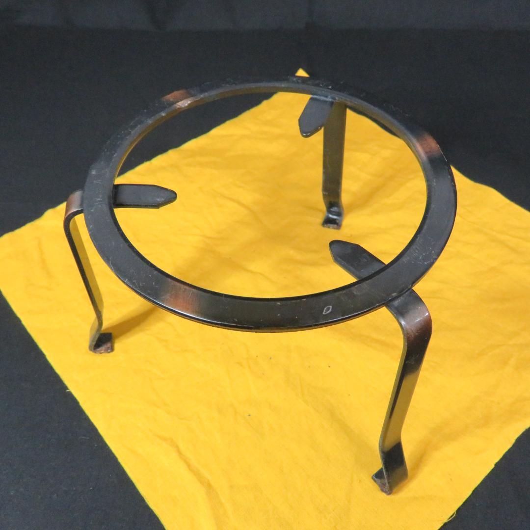 五徳 銅製 美品 茶道具 囲炉裏 炉端 風炉 手あぶり 火鉢 キャンプ