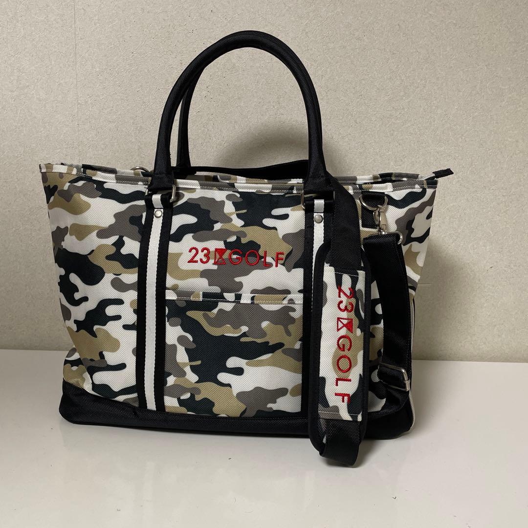 【未使用】23区GOLF・２ウェイ カモフラージュ・ボストンバッグ
