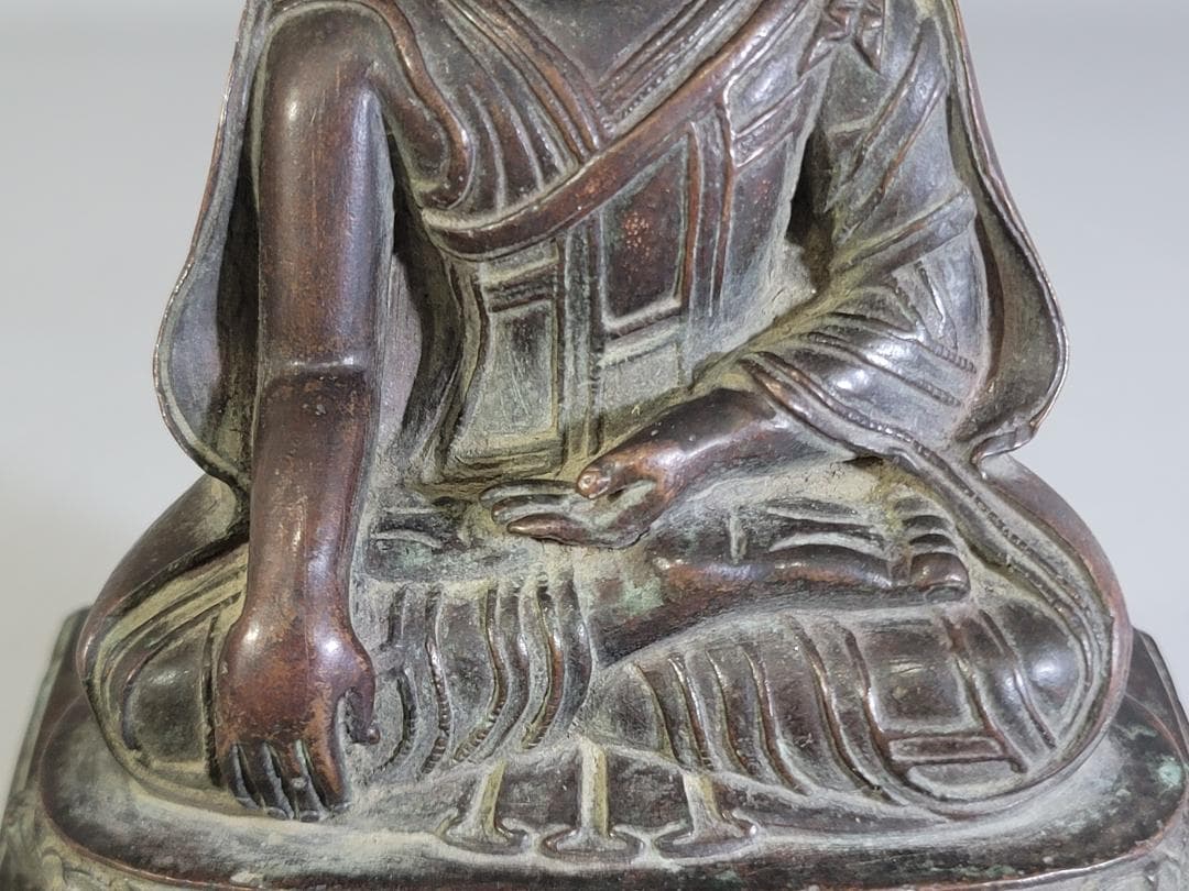 仏教美術 中国 銅 釈尊坐像