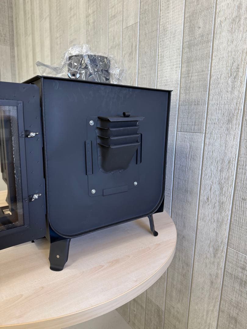 ロマンチカル 薪ストーブ 新保製作所 煙突上出し 脚長さん ピザオーブン