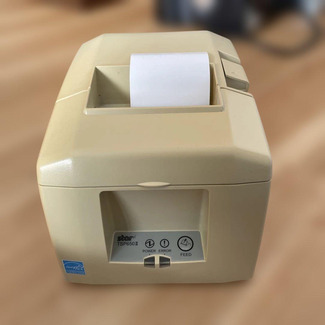 スター精密プリンター＋ホワイト ドロワー＋ロール紙