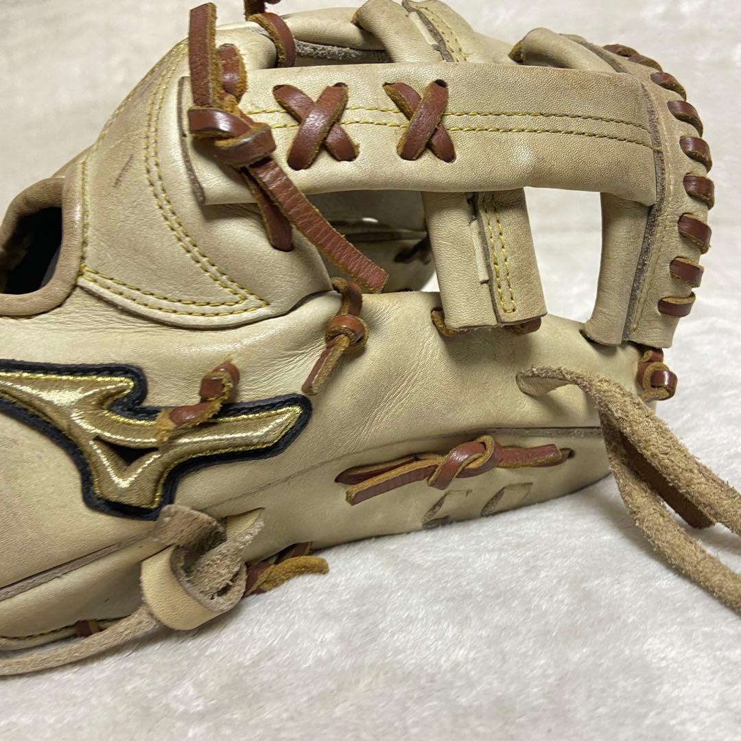 ミズノ グローバルエリート　硬式 内野手用 グローブ　高校野球　ブロンド