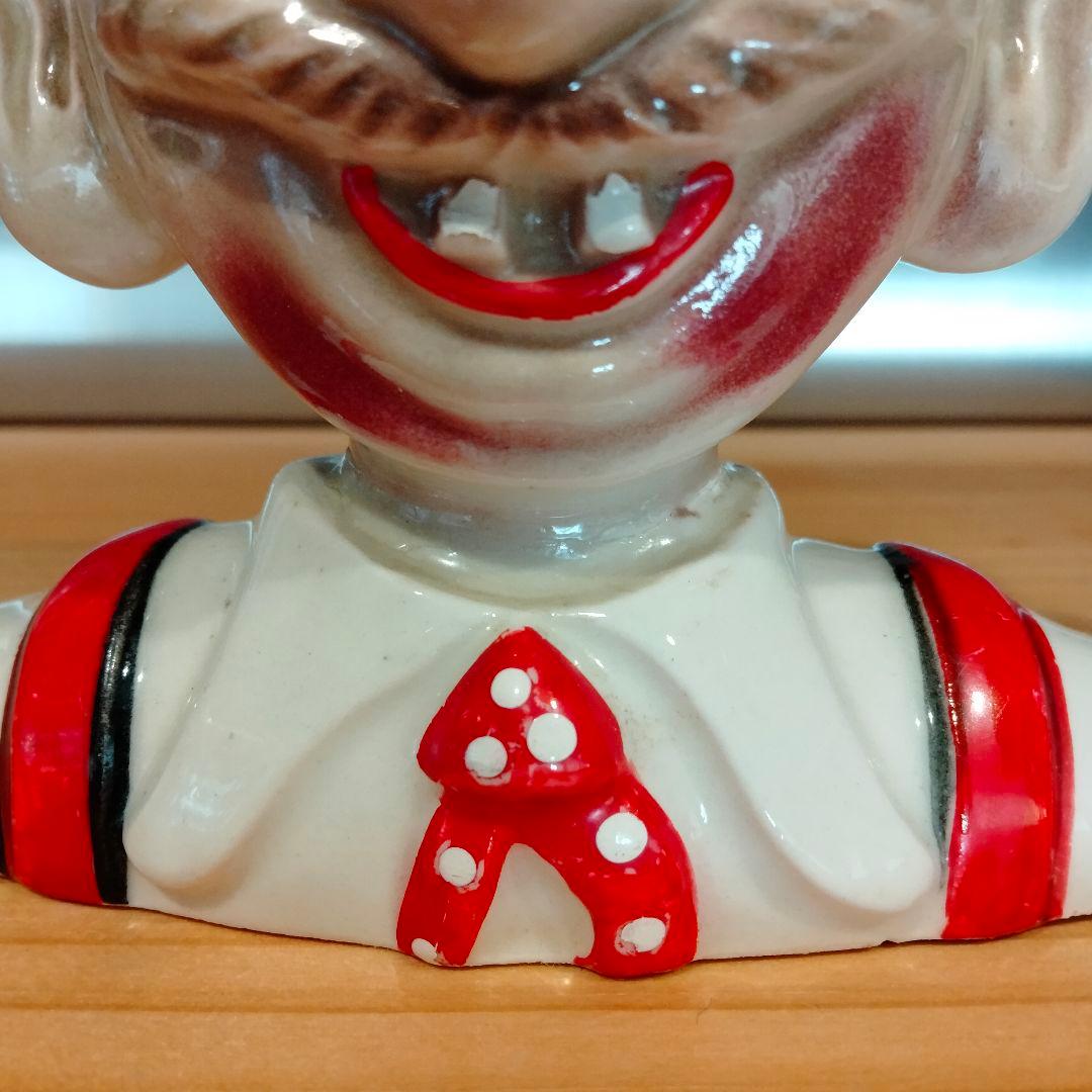 激レア ビンテージ　四つ目　4つ目　置物　ミッドセンチュリー　酔っ払い