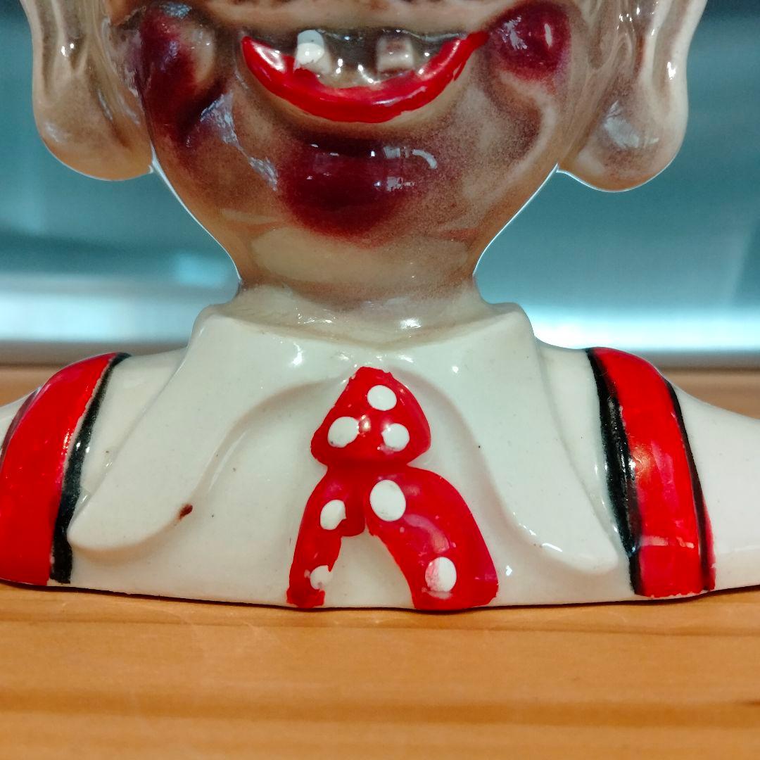 激レア ビンテージ　四つ目　4つ目　置物　ミッドセンチュリー　酔っ払い