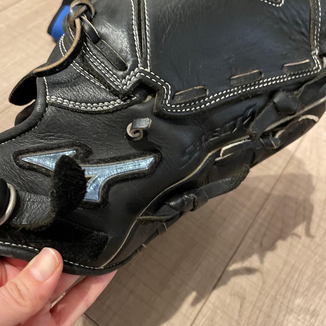 Mizuno プロフェッショナル ブラックグローブ 右投げ用 ピッチャーグローブ