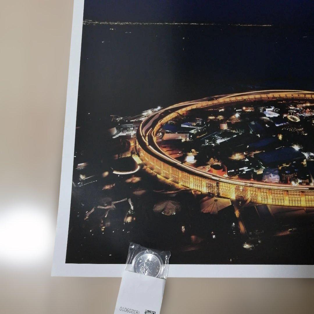 b*9様 大阪 関西万博 大屋根リング 夜景ポスター　　B1大判サイズ EXPO