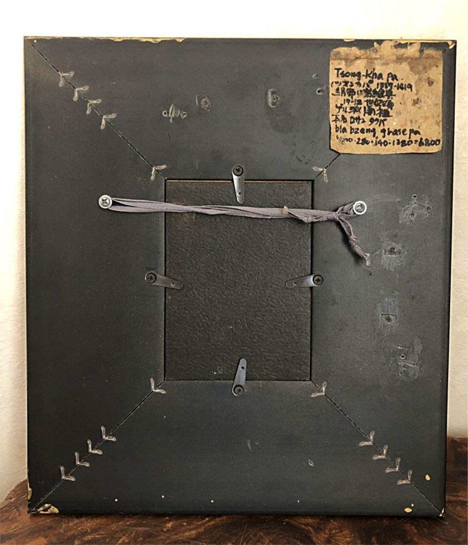 仏教美術 古玩 タンカ 額装