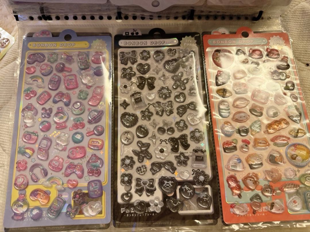 ボンボンドロップシール　まとめ シール帳完成品　バラ売り可能→追加しました！