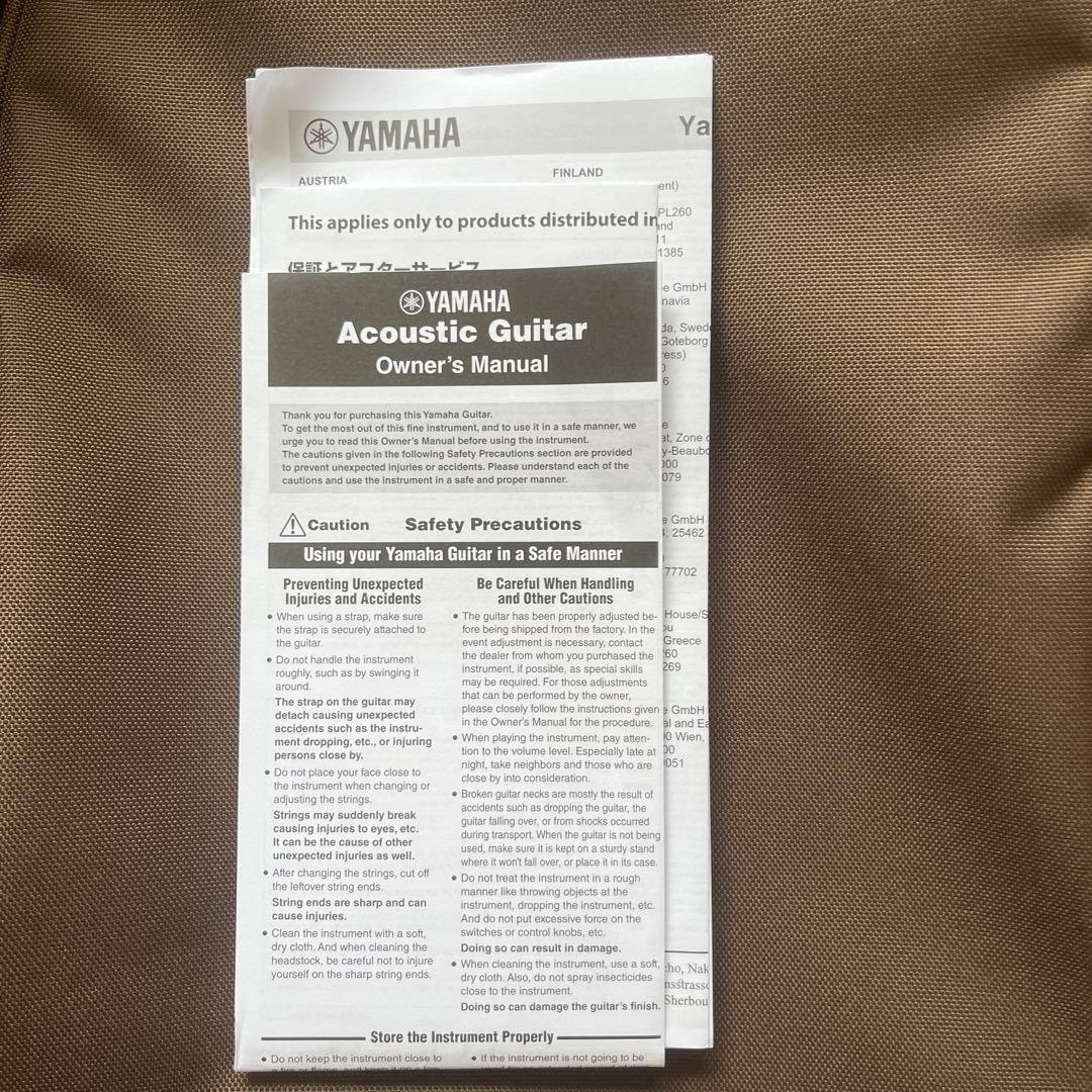 Yamaha アコースティックギター ギターケース付き　JR2