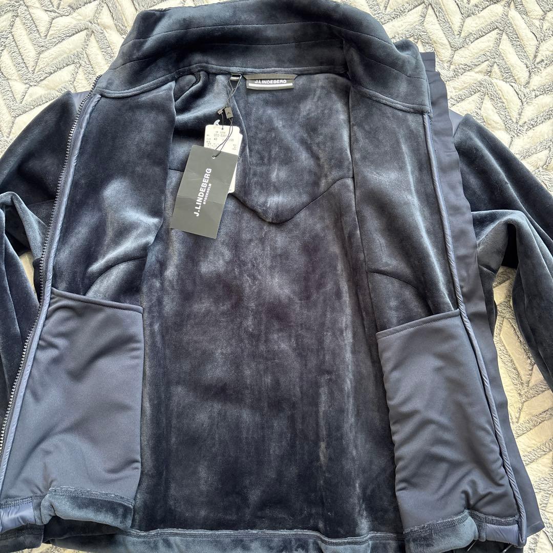 新品　J.LINDEBERGジェイ リンドバーグ レディース ベロアブルゾン M