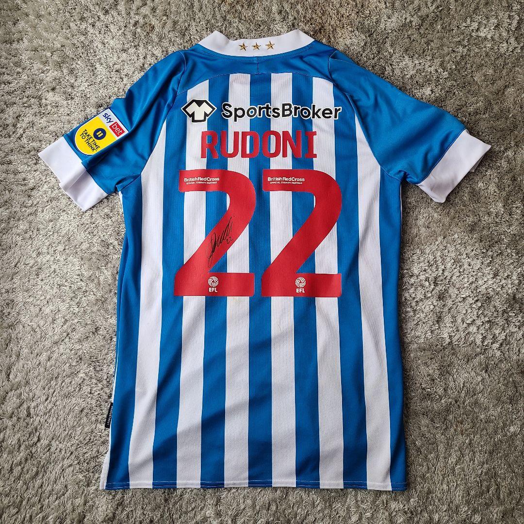 実使用サイン入り ジャック・ルドニ ハダースフィールド・タウン