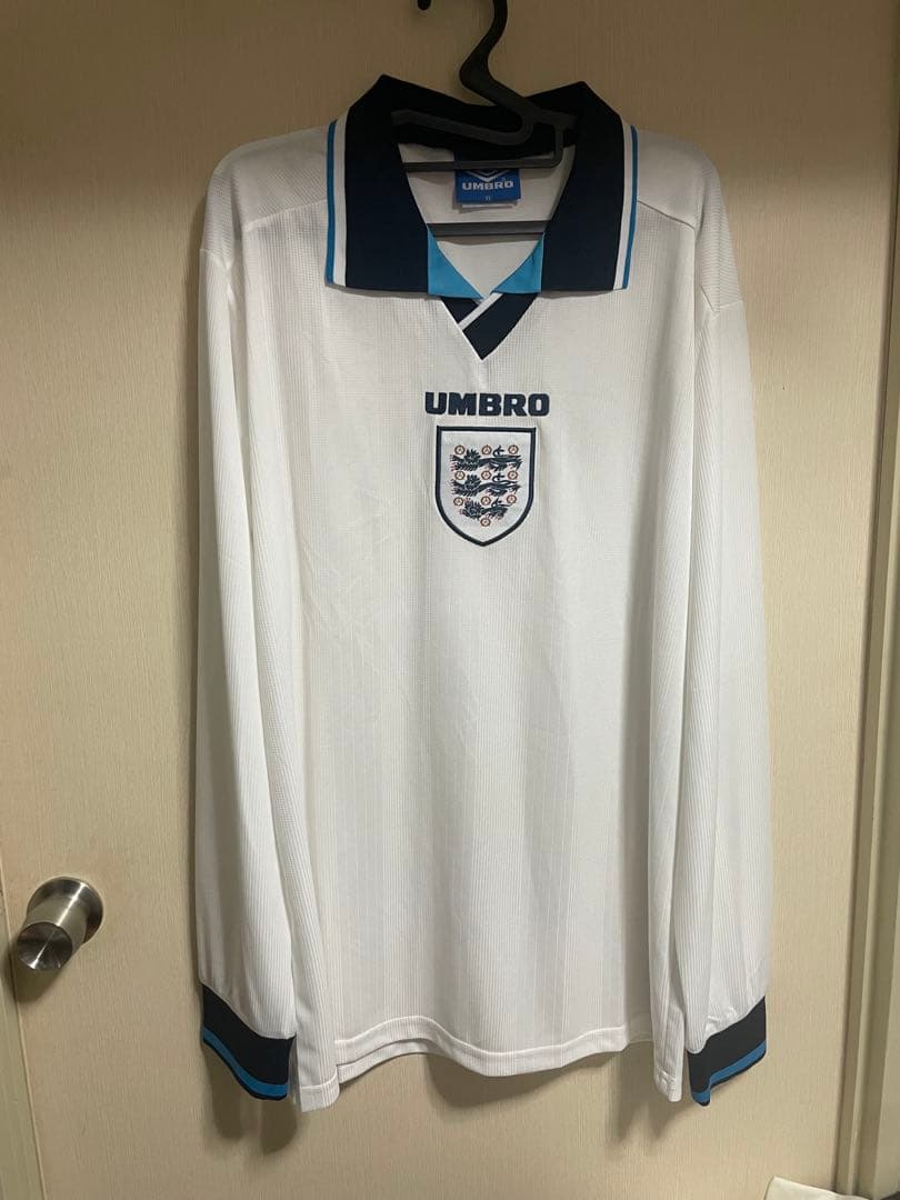 UMBRO アンブロ イングランド代表 サッカーシャツ 長袖ポロシャツ 古着