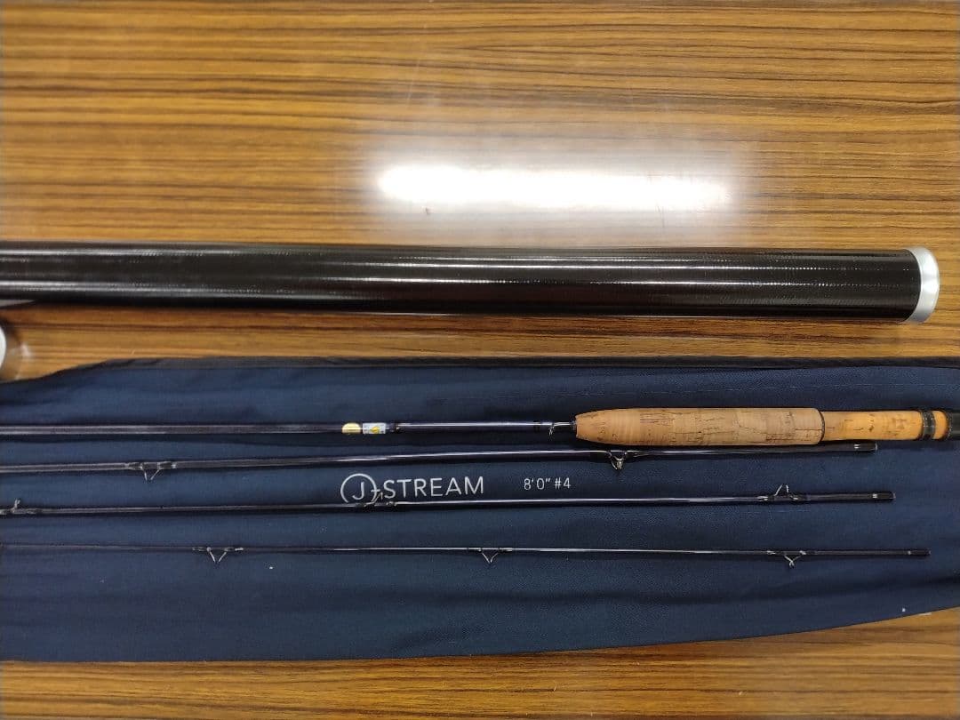TIEMCO　ユーフレックス　J-STREAM フライロッド 8'0\" #4中古