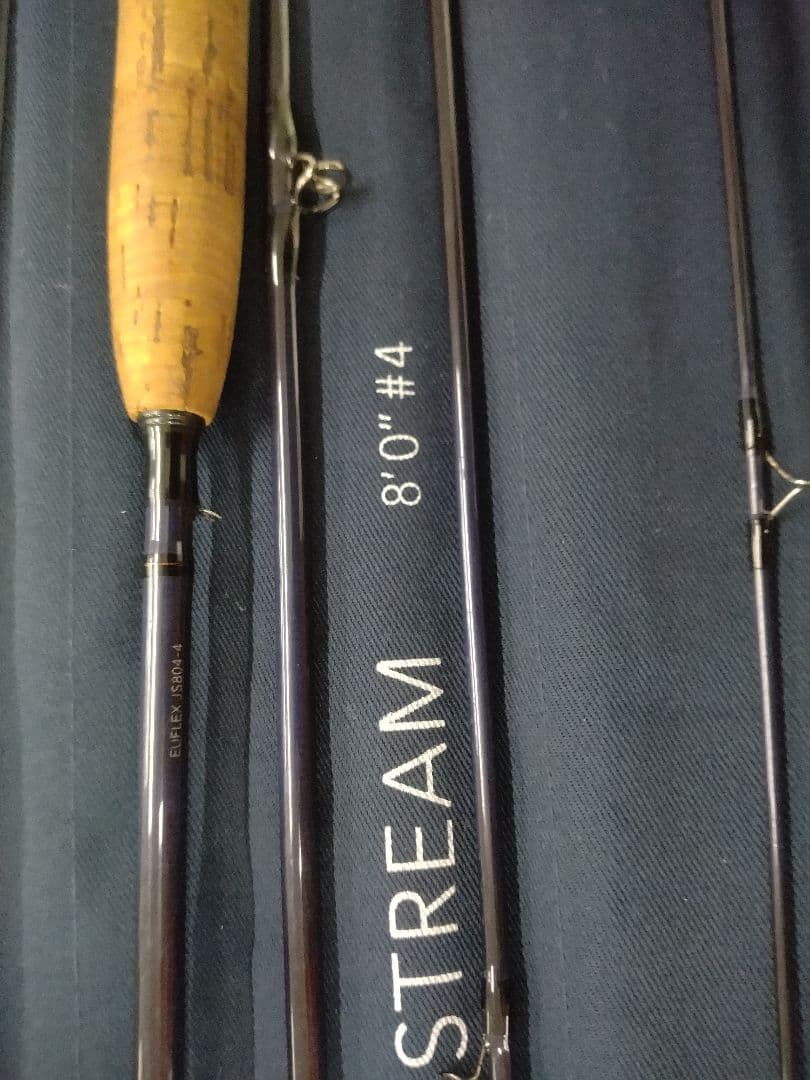 TIEMCO　ユーフレックス　J-STREAM フライロッド 8'0\" #4中古