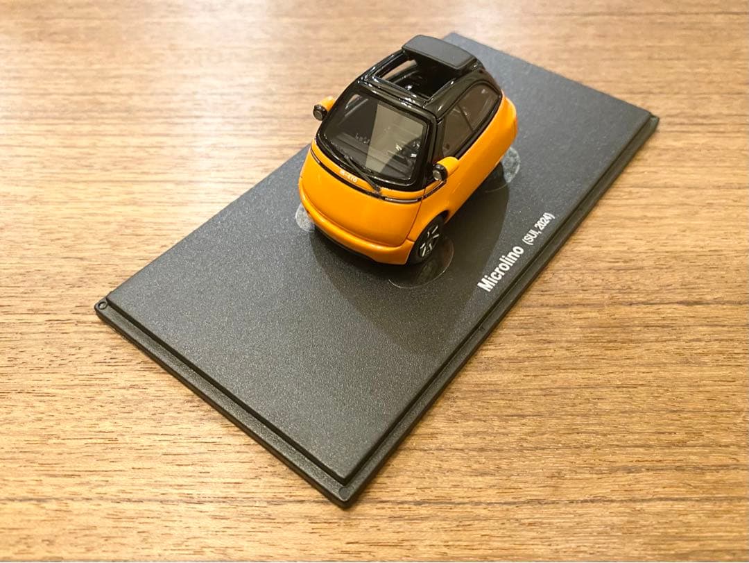 新品 1/43 カルトスケール マイクロリーノ EV オレンジ