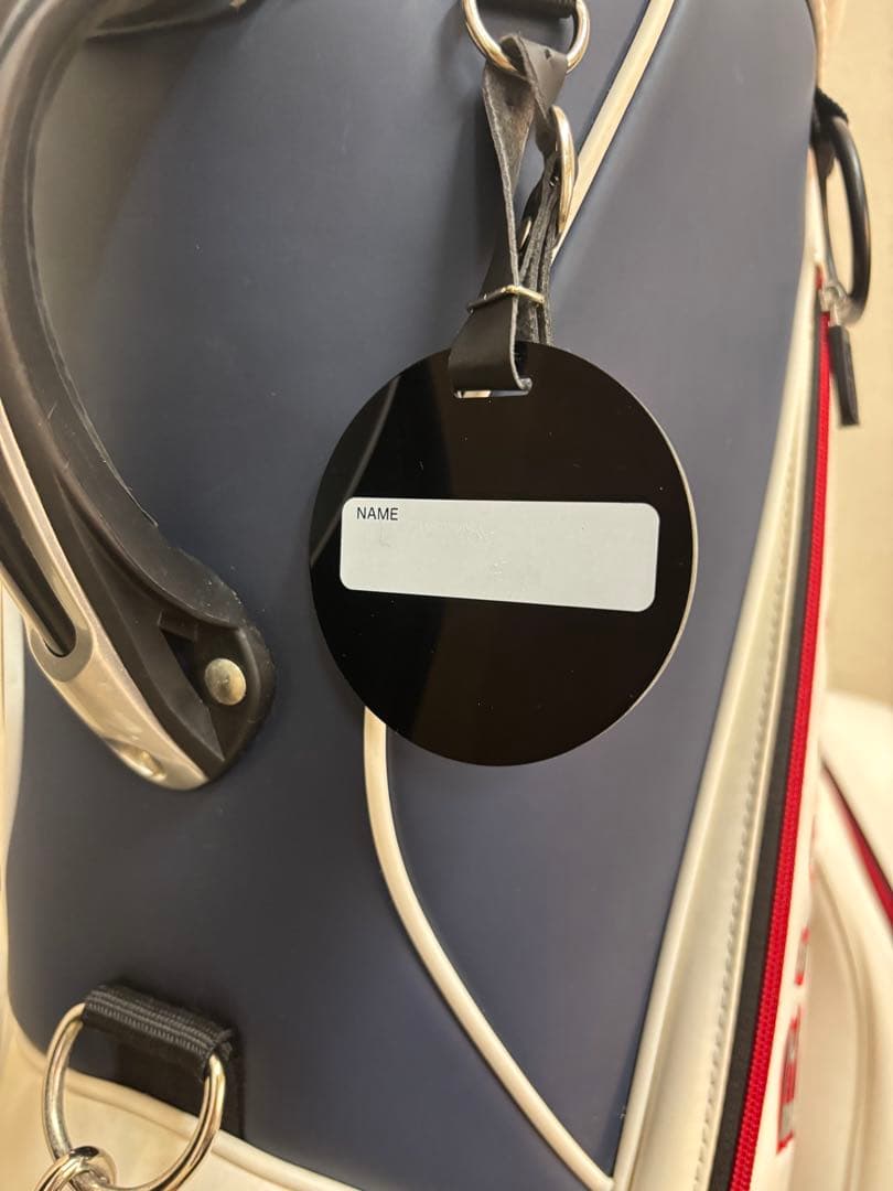 JACK BUNNY キャディバッグ ホワイト/ネイビー