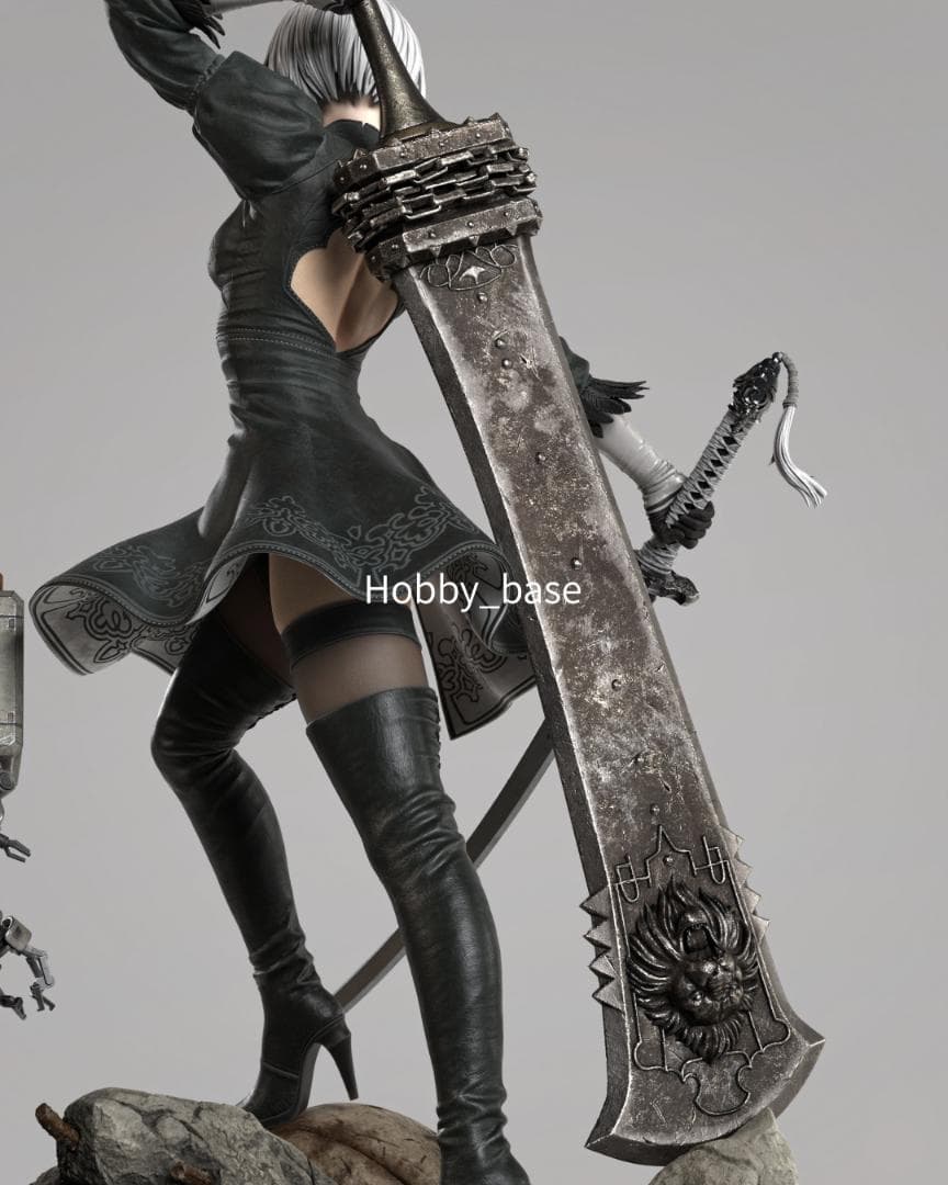 ニーア オートマタ 2B 1/6 フィギュア ガレージキット 未塗装未組立 2種