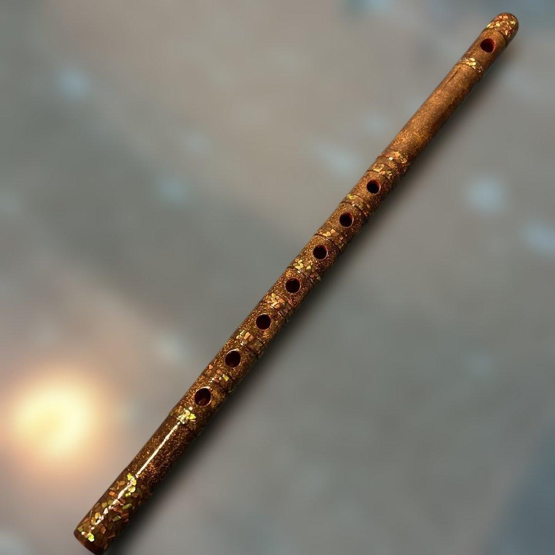 【限定値下げ】篠笛　螺鈿　七穴七調子