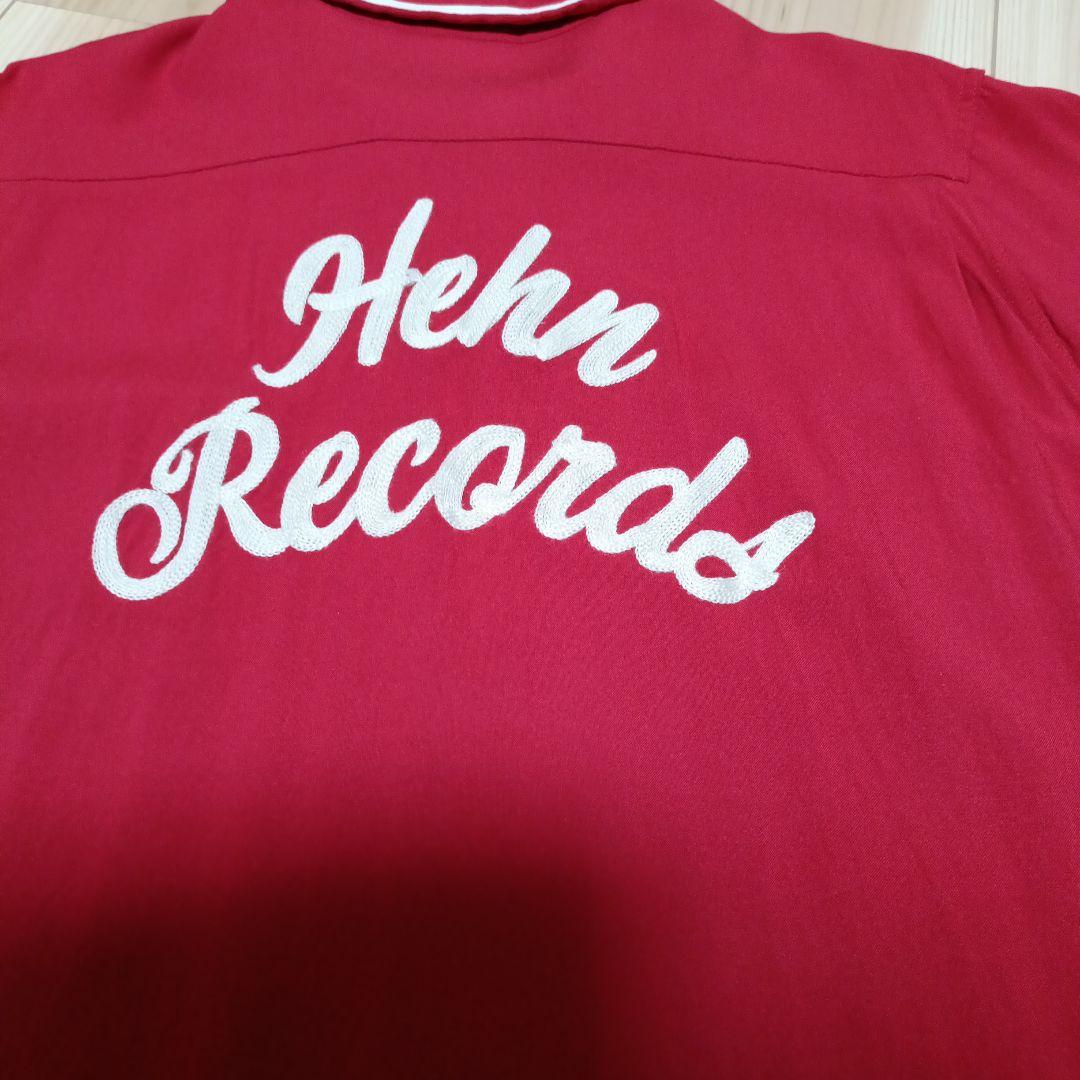 藤井風 ボウリングシャツ 半袖 ヘンレコ ユニフォーム 赤 L