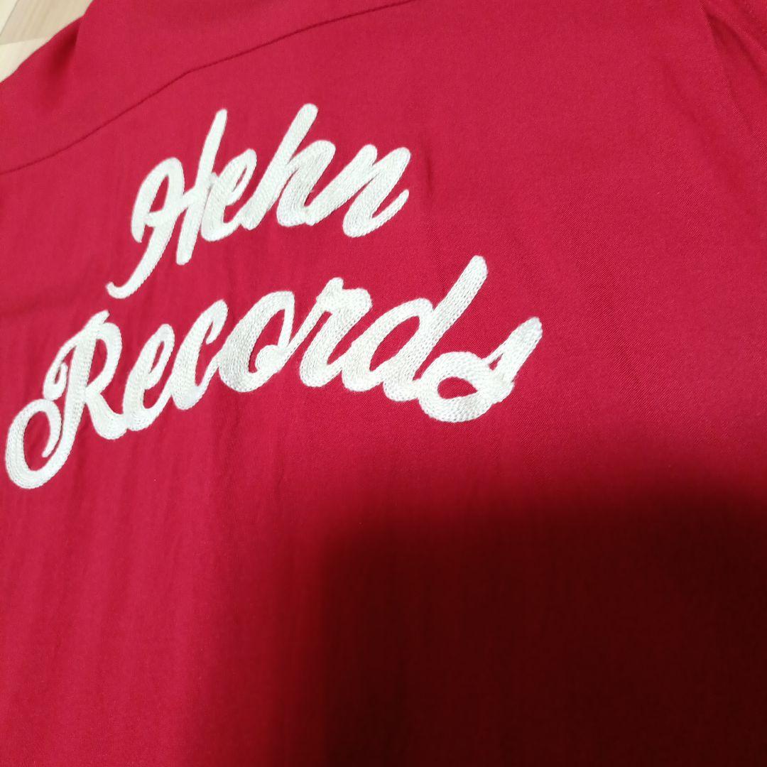 藤井風 ボウリングシャツ 半袖 ヘンレコ ユニフォーム 赤 L