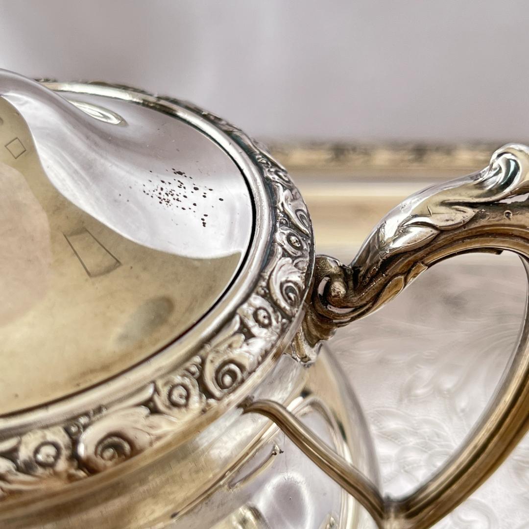 【Queen Bess 】ティーサービス 5点 ティー/コーヒーポット トレー