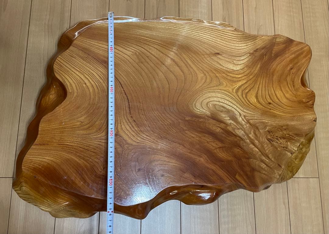 一枚板　特大73cm 板厚5cm 花台　飾り台　テーブル