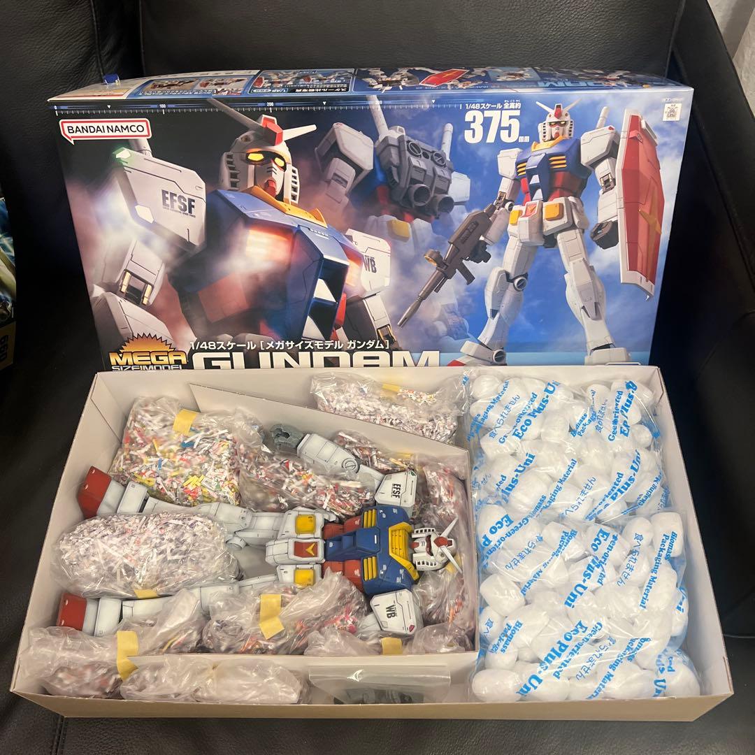 1/48 メガサイズ RX-78-2 ガンダム ウェザリング 素組 完成品
