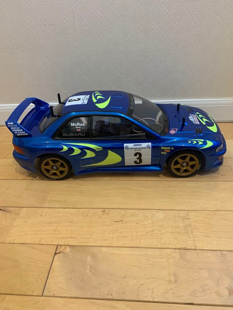 タミヤ　1/10ラジコン　スバル　インプレッサ　TL-01シャーシ