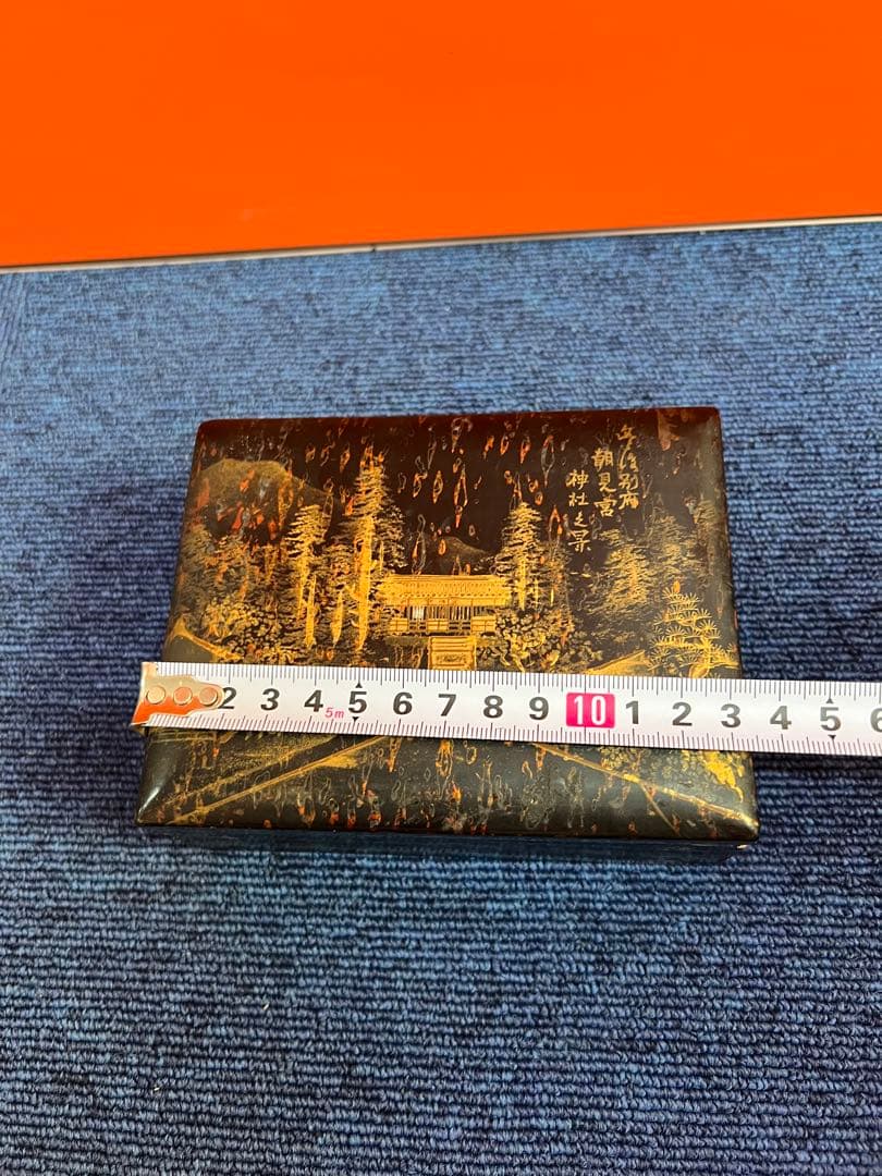 1168  金蒔絵　木箱　時代物