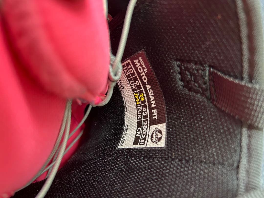 中古品　BURTON MOTO ASIAN-FIT 28cm